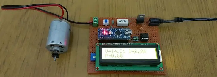 Arduino Wattmeter - แรงดันไฟกระแสไฟและการใช้พลังงาน