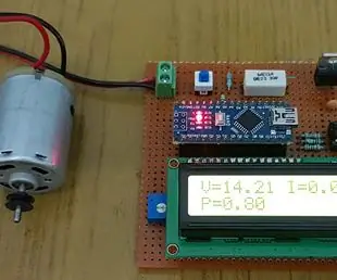 Arduino Wattmeter - Լարման, հոսանքի և էներգիայի սպառումը `3 քայլ