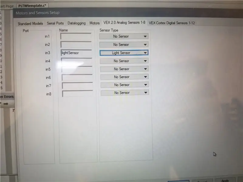 Téléchargement et configuration de la robotique VEX