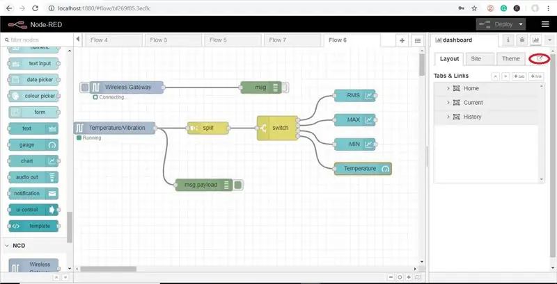 No canto superior direito dessa guia está o pequeno ícone “nova janela”, clique nele para visualizar sua interface do usuário