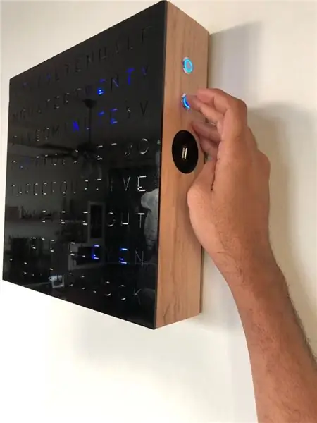 Minimalistic Word Clock