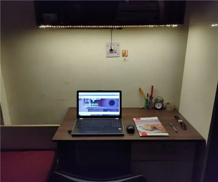 DIY LED Strip-Study Table Illumination: 6 trinn