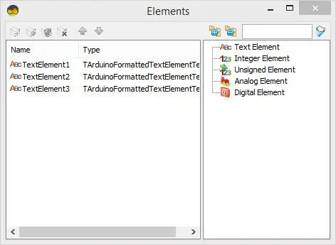 În Visuino Set Components