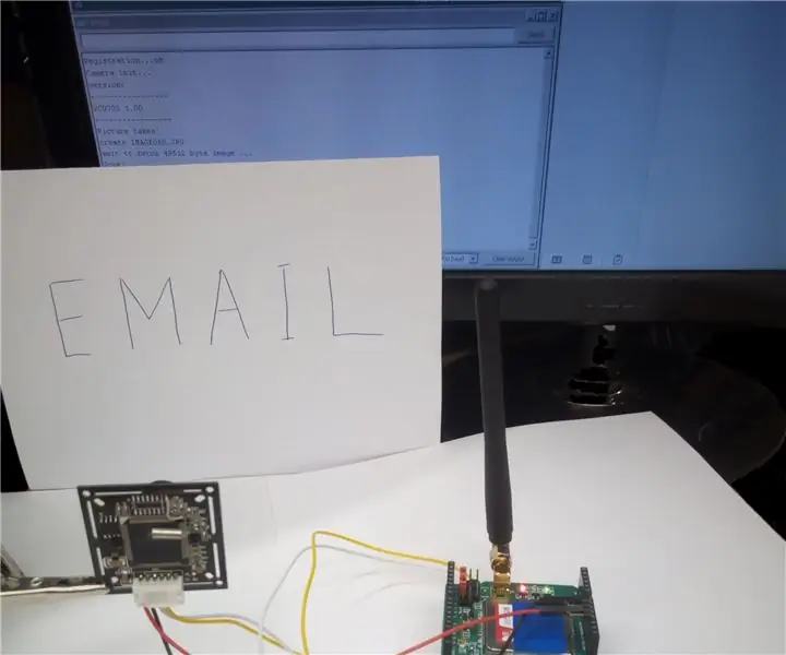 Cámara de correo electrónico Arduino (VC0706 + 3G Shield + Arduino M0 analógico): 5 pasos