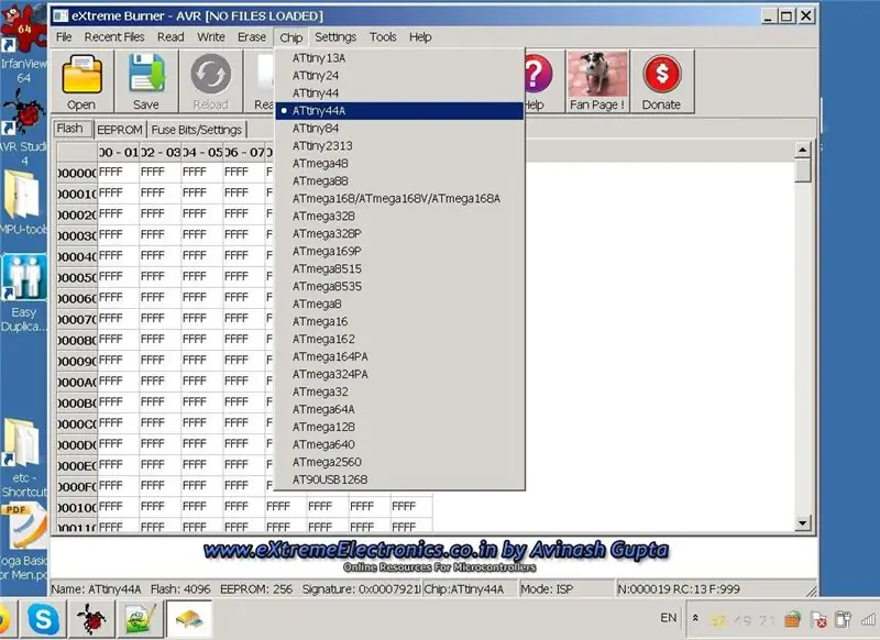 Hacking EXtreme Burner per a la programació de dispositius AVR Atmega