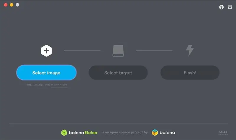 Écrire une image sur la carte MicroSD à l'aide d'Etcher