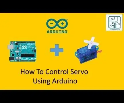 Servocontrol Arduino: 6 pasos