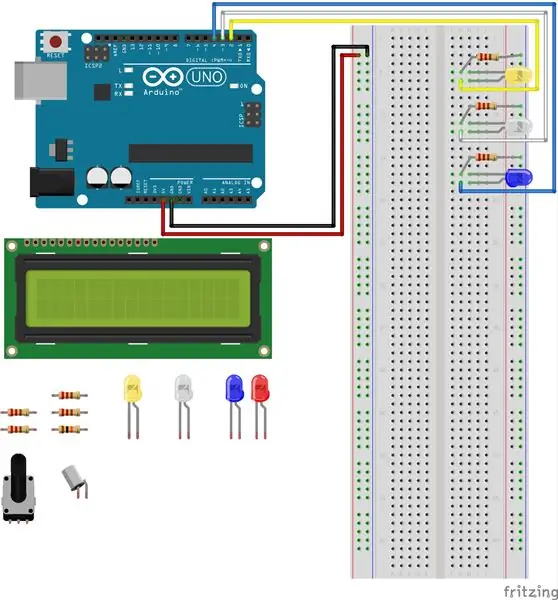 Dodajte 3. LED