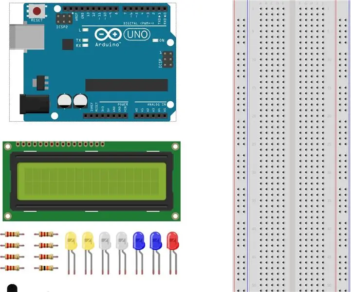 Xúc xắc LED với màn hình LCD: 12 bước