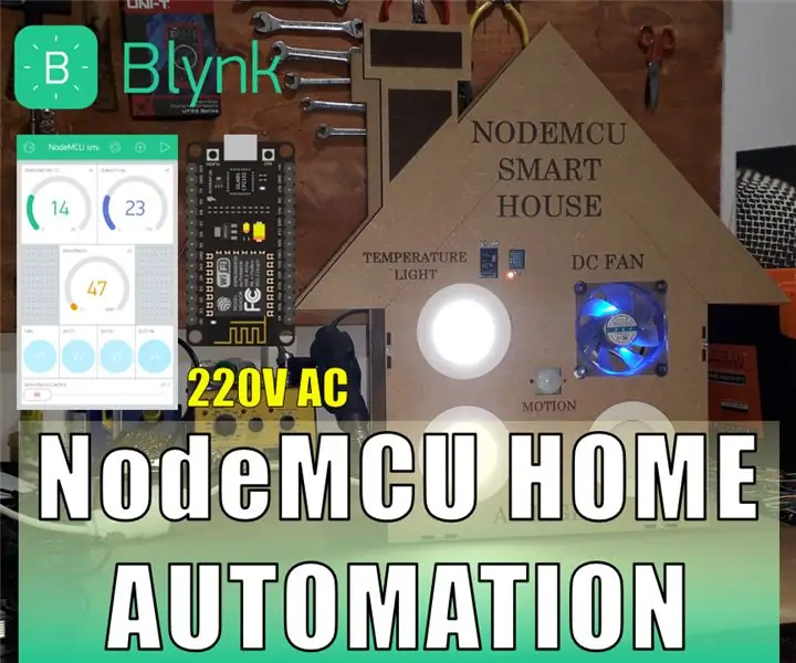 NodeMCU Home Automation (ESP8266): 7 vaihetta