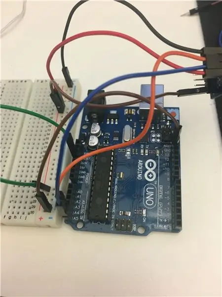 Stap één: sluit de gyro aan op de Arduino