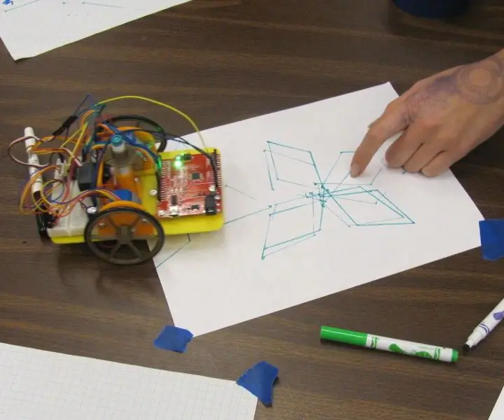 Usando um robô de desenho para Arduino com tutoriais de hora de código: 3 etapas