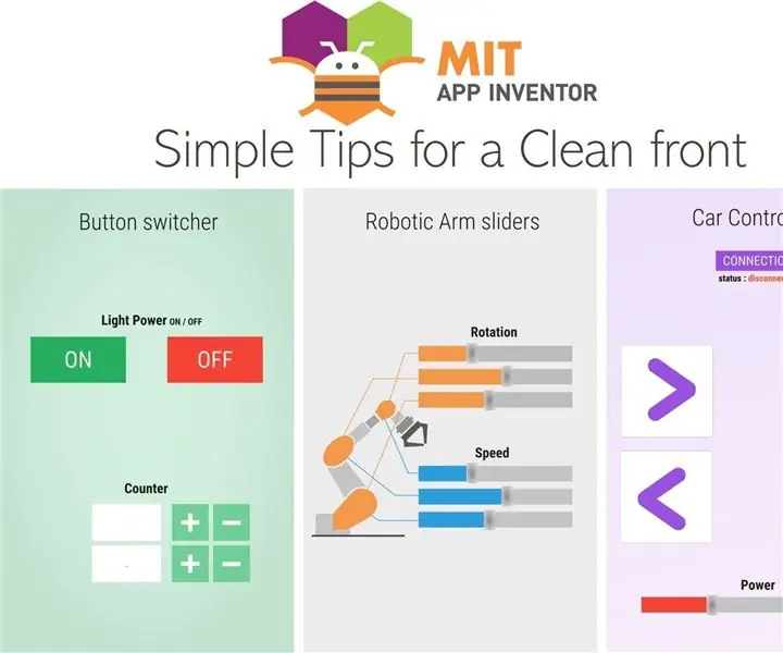 APP INVENTOR 2 - Saubere Frontspitzen (+4 Beispiel): 6 Schritte