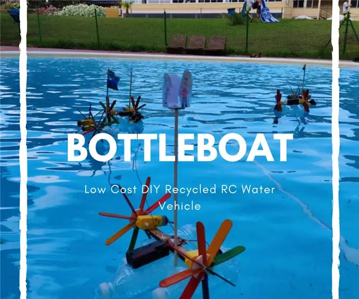 BottleBoat - Goedkoop zelfgemaakt gerecycleerd RC-watervoertuig