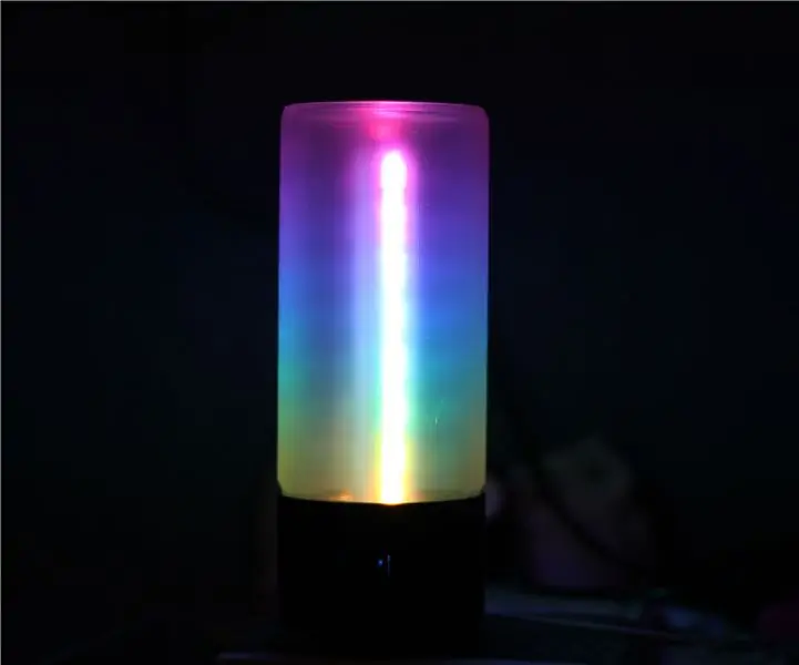 DIY WiFi RGB LED Soft Lamp: 4 trinn (med bilder)