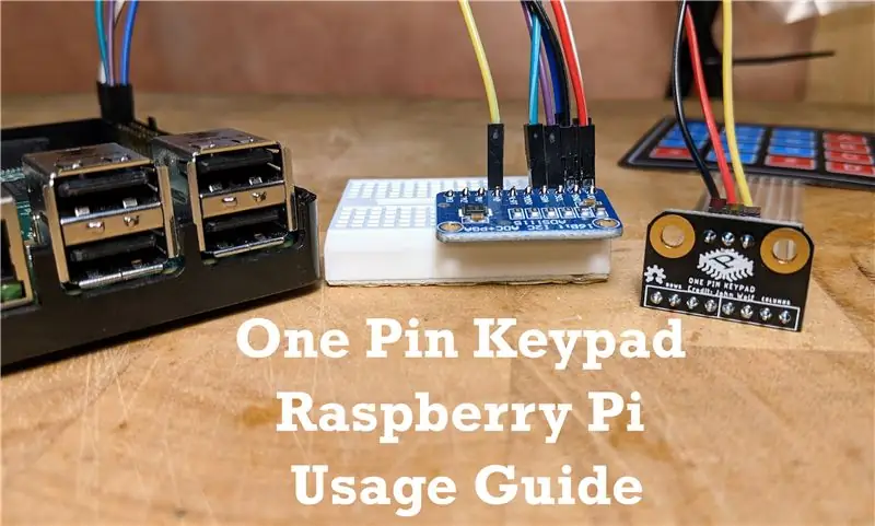 One Pin пернетақтасы Raspberry Pi пайдалану жөніндегі нұсқаулық