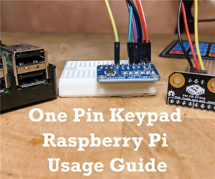 One Pin Keyboard Raspberry Pi Usage Guide: 9 Steps