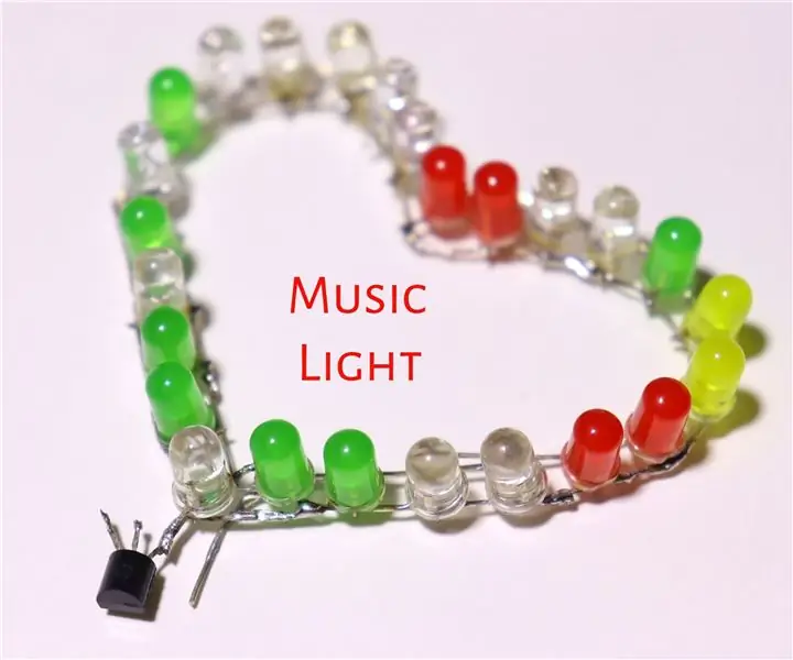 Heart Music Reactive Light: 7 steg