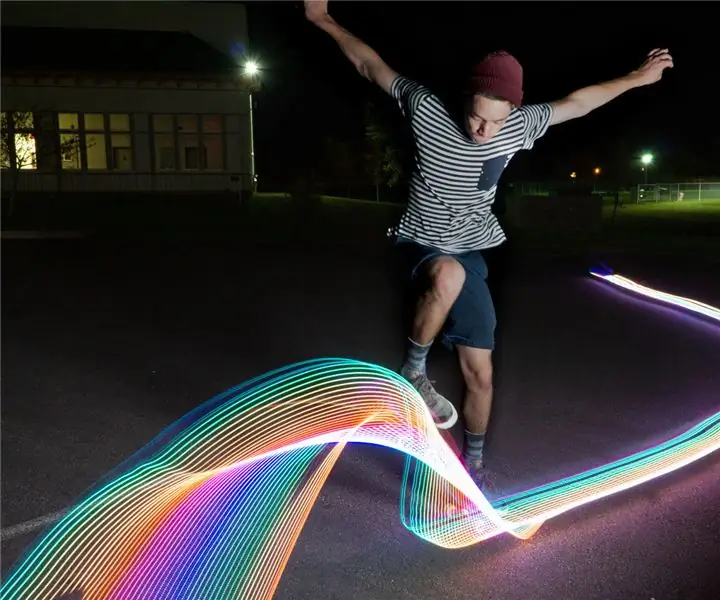 Light Graffiti Skateboard: 6 кадам (Сүрөттөр менен)