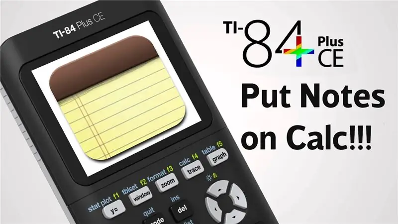 Comment mettre des notes sur une calculatrice TI-84 Plus