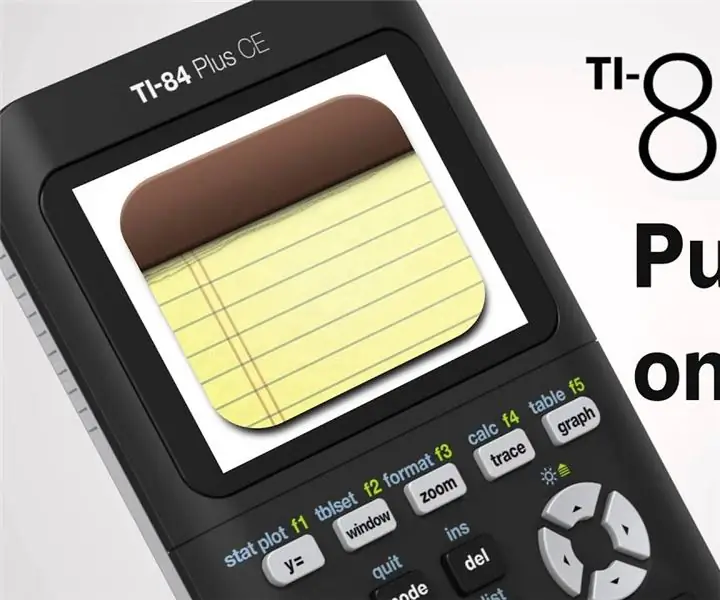 TI-84 Plus Kalkulyatoruna Qeydləri Necə Qoymaq olar: 7 addım