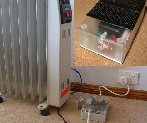 Control de l'escalfador de l'habitació mitjançant el sensor de temperatura BLE