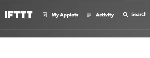Ingresamos en La Pagina Ifttt