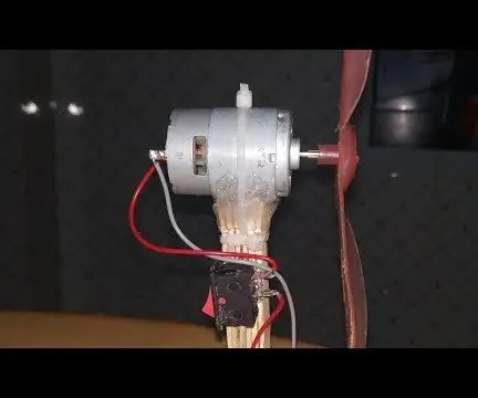 Paano Gumawa ng isang High Speed Fan Na May DC Motor ?: 6 Mga Hakbang