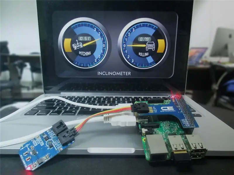 3-Axis Accelerometer, ADXL345 Nrog Raspberry Pi Siv Python