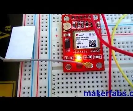 NEO -6M GPS нь NodeMCU - OLED дэлгэцийн байрлалд холбогдсон - Visuino: 7 алхам