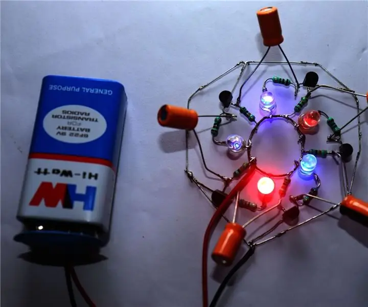 Nice Effect LED Chaser Circuit โดยใช้ BC547: 11 ขั้นตอน