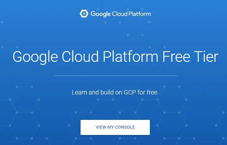 Каттоо/Google Cloud Platform эсебин түзүү