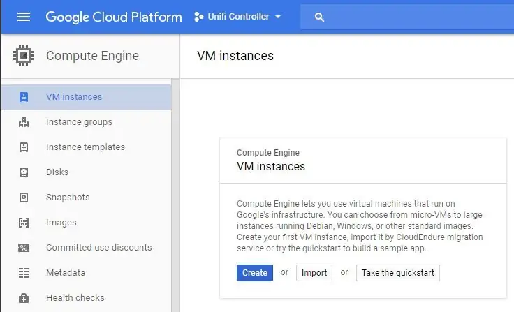 Membuat Instance VM