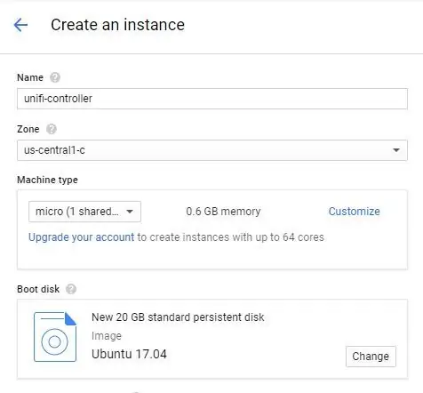 Membuat Instance VM