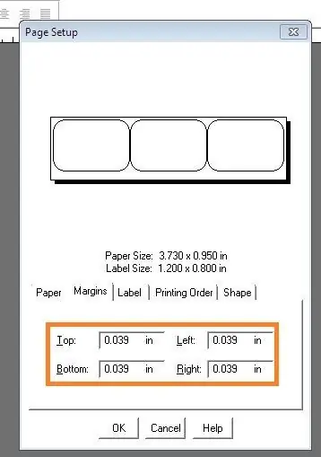 2. Gaan na die oortjie File en kies Page Setup