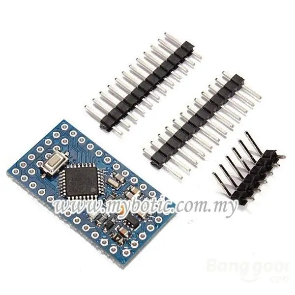 Arduino Uno yordamida Arduino Pro Mini 328P dasturini qanday yuklash mumkin