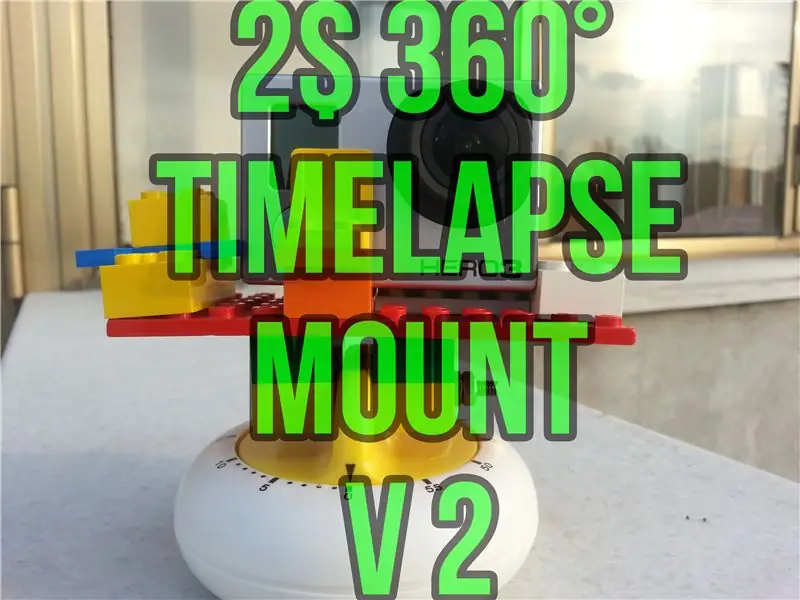 360 ° өте арзан Time Lapse Mount V2.0: 4 қадам