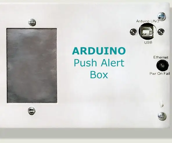 Arduino Push Alerts untuk Bel Pintu, Alarm Pencuri, Alarm Asap Dll: 8 Langkah