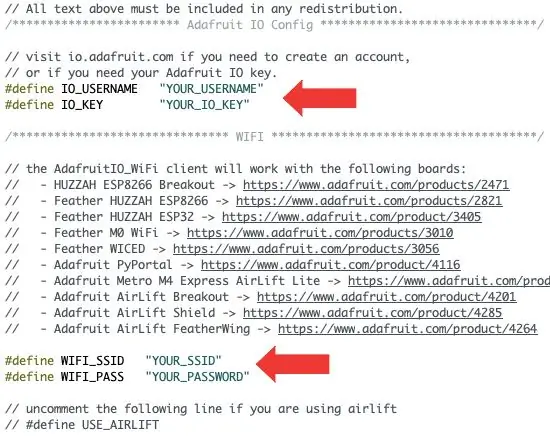 „Arduino IDE“: konfig. H