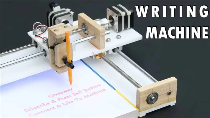 Máquina de escritura CNC de bricolaje con GRBL