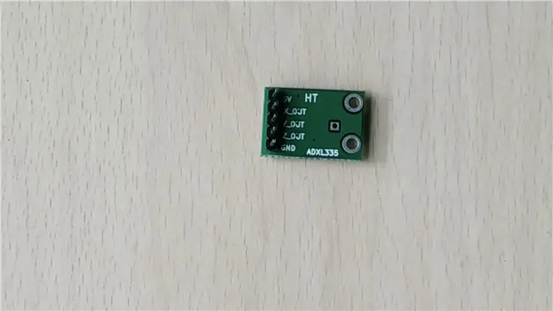 Interface ADXL335 Sensor ntawm Raspberry Pi 4B hauv 4 Kauj Ruam