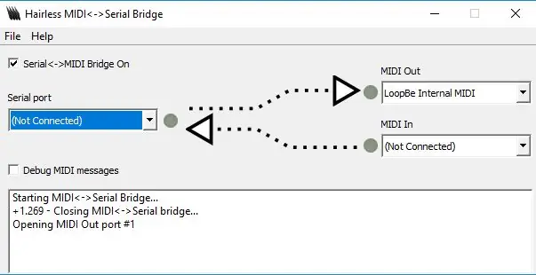 فهم حلقات MIDI الداخلية و MIDI بدون شعر