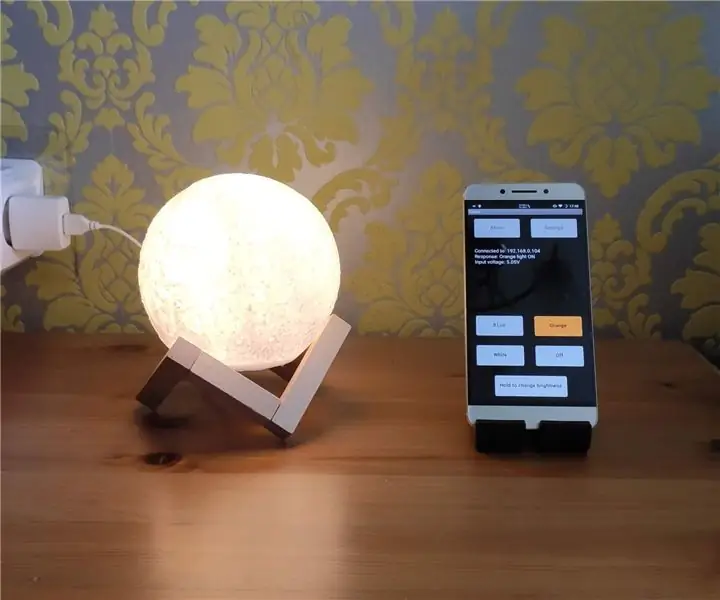 IoT Moon Lamp: 5 stappe