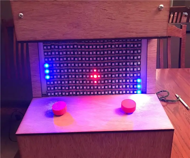 የ LED ስትሪፕ Atari Pong Arcade Machine: 8 ደረጃዎች