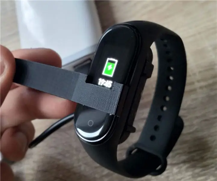 Bộ sạc kẹp Mi Band 4: 4 bước