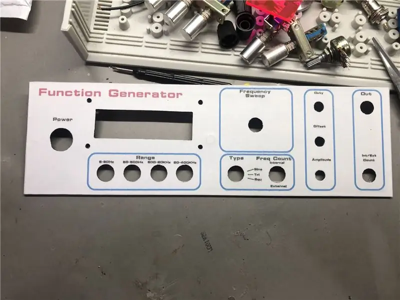 Diseñe el panel frontal