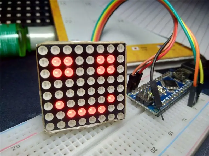 Tutorial Arduino Smile MAX7219 Matrix LED