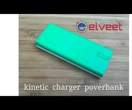 Elveet. Kinetikus töltő Powerbank: 8 lépés (képekkel)