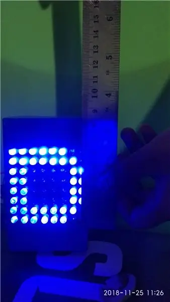 LED MATRIX 8x8 yordamida sehrli kattalashtirish oynasi