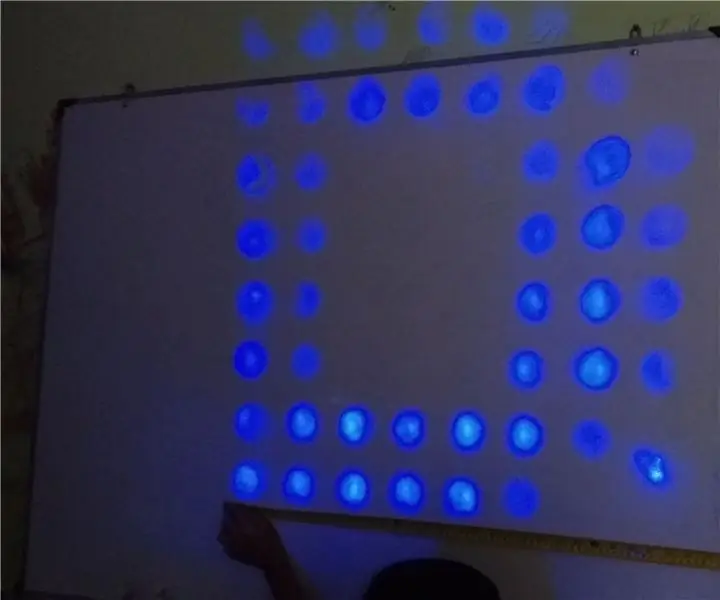 LED MATRIX 8x8: 4 qadamli sehrli kattalashtirish oynasi